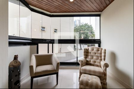 Varanda da Sala de apartamento à venda com 3 quartos, 110m² em Bosque da Saúde, São Paulo