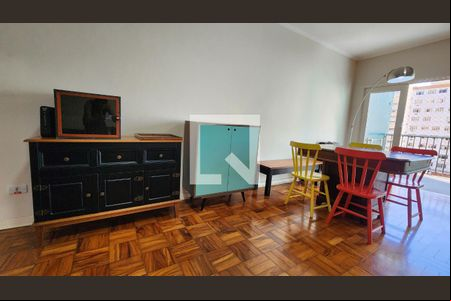 Detalhe Sala de apartamento para alugar com 3 quartos, 100m² em Pompéia, Santos