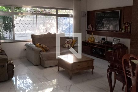 Sala de estar e jantar de apartamento para alugar com 3 quartos, 147m² em Ponta da Praia, Santos