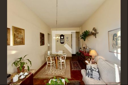 Sala de apartamento para alugar com 3 quartos, 105m² em Leblon, Rio de Janeiro