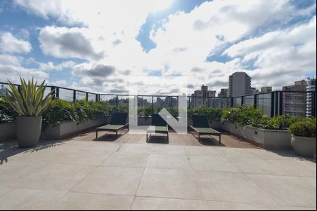 Terraço de kitnet/studio para alugar com 1 quarto, 19m² em Alto da Glória, Curitiba