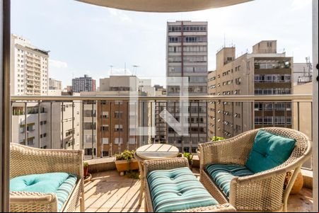 Varanda de apartamento para alugar com 4 quartos, 320m² em Higienópolis, São Paulo