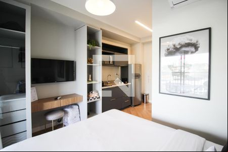 Suíte  de kitnet/studio para alugar com 1 quarto, 27m² em Indianópolis, São Paulo