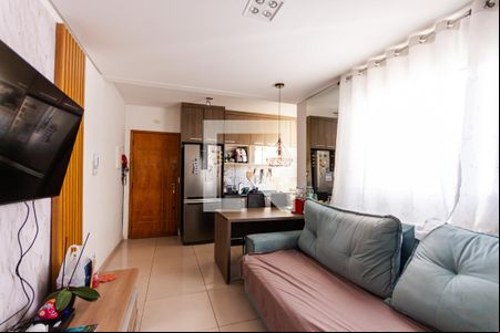 Sala de apartamento à venda com 2 quartos, 104m² em Vila Camilopolis, Santo André