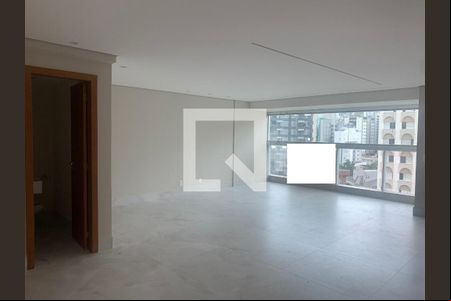 Sala de apartamento à venda com 3 quartos, 128m² em Funcionários, Belo Horizonte