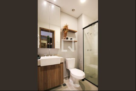 Banheiro Studio de kitnet/studio para alugar com 1 quarto, 26m² em Moema, São Paulo