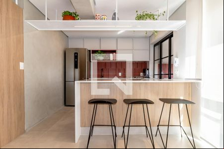 Sala de apartamento à venda com 1 quarto, 79m² em Indianópolis, São Paulo