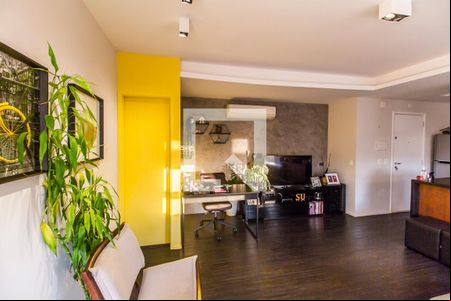 Sala de apartamento à venda com 1 quarto, 62m² em Empresarial 18 do Forte, Barueri