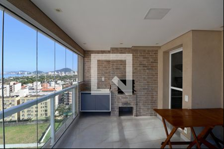 Varanda de apartamento para alugar com 2 quartos, 71m² em Loteamento João Batista Julião, Guarujá