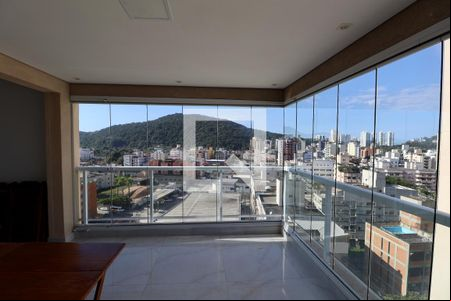 Varanda de apartamento para alugar com 2 quartos, 71m² em Loteamento João Batista Julião, Guarujá