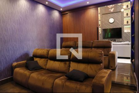 Sala de Cinema de casa de condomínio à venda com 3 quartos, 350m² em City América, São Paulo