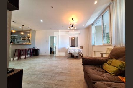 Sala de apartamento à venda com 2 quartos, 100m² em Glória, Rio de Janeiro