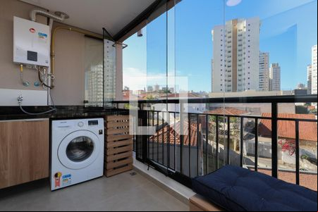 Varanda/Área de serviço de kitnet/studio à venda com 1 quarto, 28m² em Lauzane Paulista, São Paulo