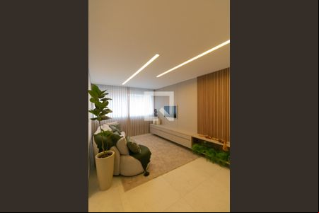 Sala de TV de apartamento à venda com 3 quartos, 82m² em Paquetá, Belo Horizonte
