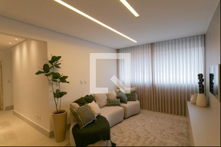 Sala  de apartamento à venda com 3 quartos, 160m² em Paquetá, Belo Horizonte