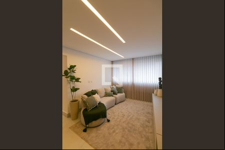 Sala  de apartamento à venda com 3 quartos, 160m² em Paquetá, Belo Horizonte