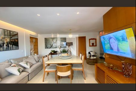 Sala de apartamento à venda com 4 quartos, 120m² em Buritis, Belo Horizonte