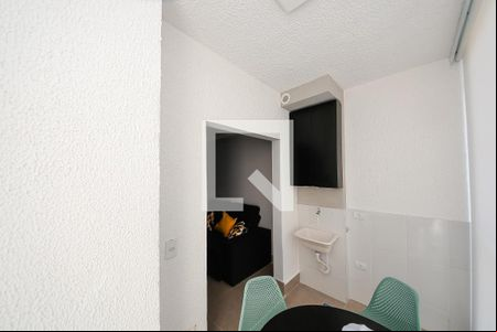 Varanda da Sala de apartamento para alugar com 1 quarto, 34m² em Vila Formosa, São Paulo