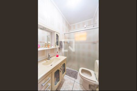 Banheiro Social de casa à venda com 4 quartos, 100m² em Vila Bela Vista, Santo André