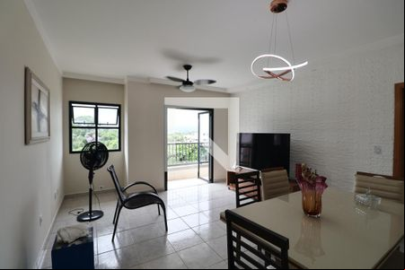 Sala de apartamento para alugar com 3 quartos, 98m² em Jardim Asturias, Guarujá
