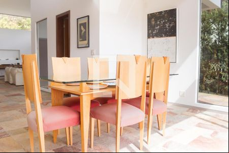 Sala de Jantar de casa de condomínio à venda com 4 quartos, 356m² em árgada, Nova Lima