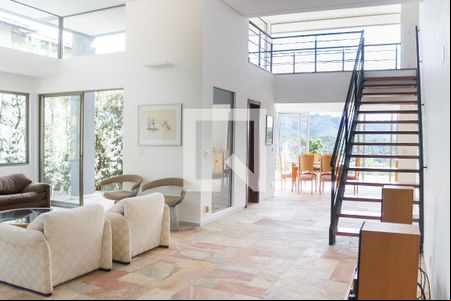 sala de casa de condomínio à venda com 4 quartos, 356m² em árgada, Nova Lima