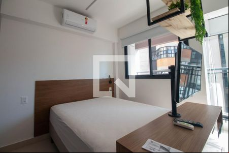 Sala/Quarto de apartamento para alugar com 1 quarto, 25m² em Campo Belo, São Paulo