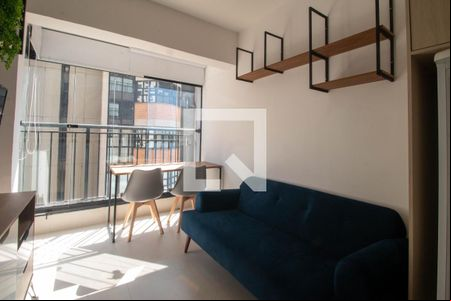 Sala/Quarto de apartamento para alugar com 1 quarto, 25m² em Campo Belo, São Paulo