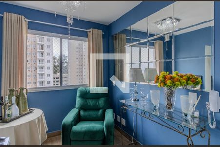 Sala de apartamento à venda com 1 quarto, 24m² em Paraíso do Morumbi, São Paulo