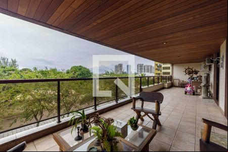 Varanda Sala de apartamento para alugar com 4 quartos, 243m² em Barra da Tijuca, Rio de Janeiro