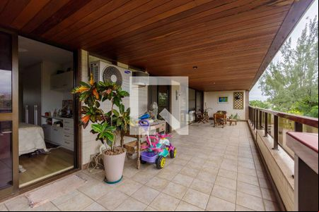 Varanda Sala de apartamento para alugar com 4 quartos, 243m² em Barra da Tijuca, Rio de Janeiro