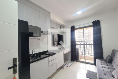 Sala e Cozinha de apartamento à venda com 1 quarto, 35m² em Vila Independência, São Paulo