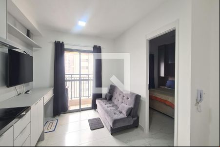 Sala e Cozinha de apartamento à venda com 1 quarto, 35m² em Vila Independência, São Paulo