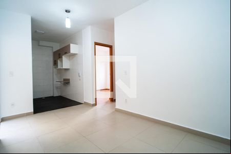 Sala de apartamento para alugar com 2 quartos, 47m² em Caguaçu, Sorocaba