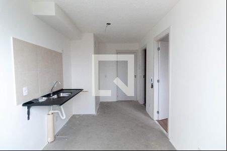 Sala/Cozinha de apartamento à venda com 1 quarto, 24m² em Jardim América da Penha, São Paulo