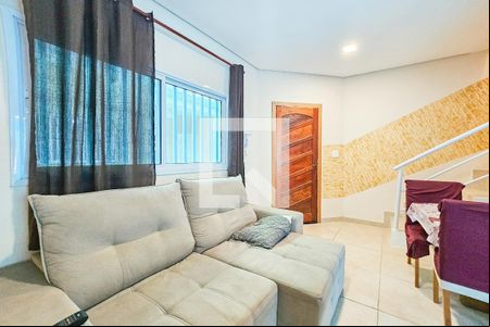 Sala de casa de condomínio para alugar com 2 quartos, 70m² em Enseada, Guarujá