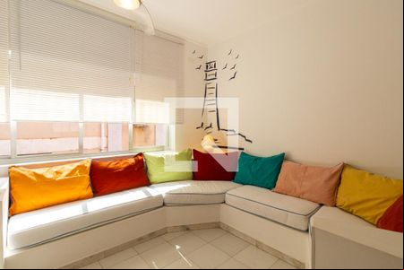 Sala de apartamento para alugar com 2 quartos, 80m² em Balneario Cidade Atlantica, Guarujá