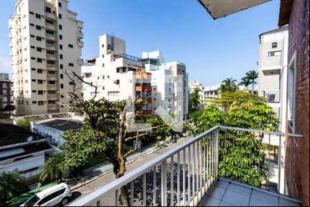 Varanda da Sala de apartamento para alugar com 2 quartos, 80m² em Balneario Cidade Atlantica, Guarujá