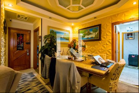 Sala de apartamento à venda com 3 quartos, 100m² em Jardim Stella, Santo André