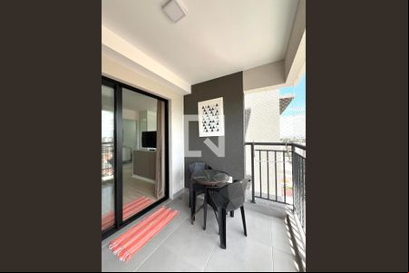 Varanda de kitnet/studio à venda com 1 quarto, 35m² em Mirandópolis, São Paulo