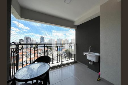 Varanda de kitnet/studio à venda com 1 quarto, 35m² em Mirandópolis, São Paulo