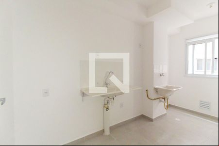 Cozinha de kitnet/studio para alugar com 1 quarto, 26m² em Conjunto Residencial José Bonifácio, São Paulo
