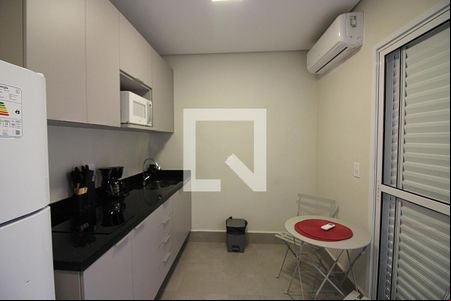 Sala/Cozinha de kitnet/studio para alugar com 1 quarto, 26m² em Centro, São Bernardo do Campo