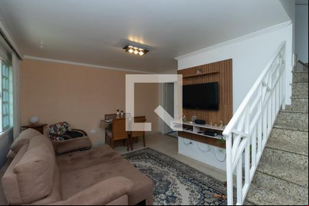 Sala de casa de condomínio para alugar com 3 quartos, 95m² em Jardim Leonor Mendes de Barros, São Paulo