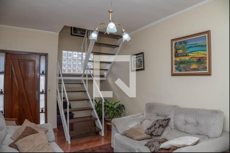 Casa 1 - sala de casa à venda com 5 quartos, 310m² em Vila Nogueira, Diadema