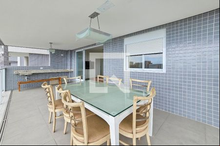 Varanda de apartamento para alugar com 3 quartos, 99m² em Balneario Cidade Atlantica, Guarujá