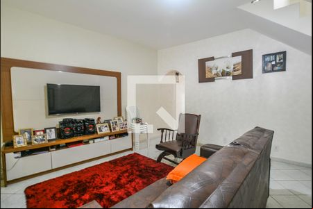 Sala de casa à venda com 3 quartos, 192m² em Jardim Silvana, Santo André