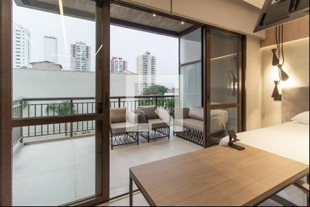 Studio Varanda de apartamento para alugar com 1 quarto, 39m² em Vila Romana, São Paulo