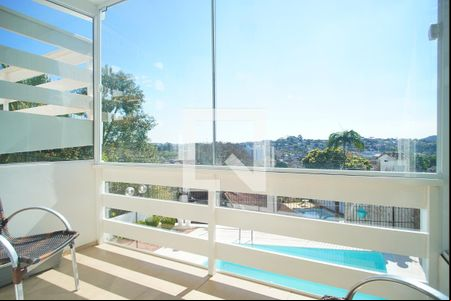 varanda da Sala 2 de casa à venda com 4 quartos, 377m² em Guarani, Novo Hamburgo