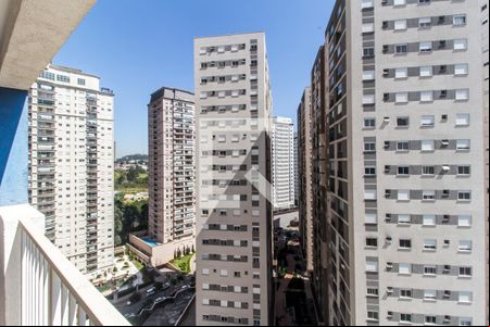 Vista da Varanda de apartamento à venda com 1 quarto, 48m² em Alphaville Empresarial, Barueri